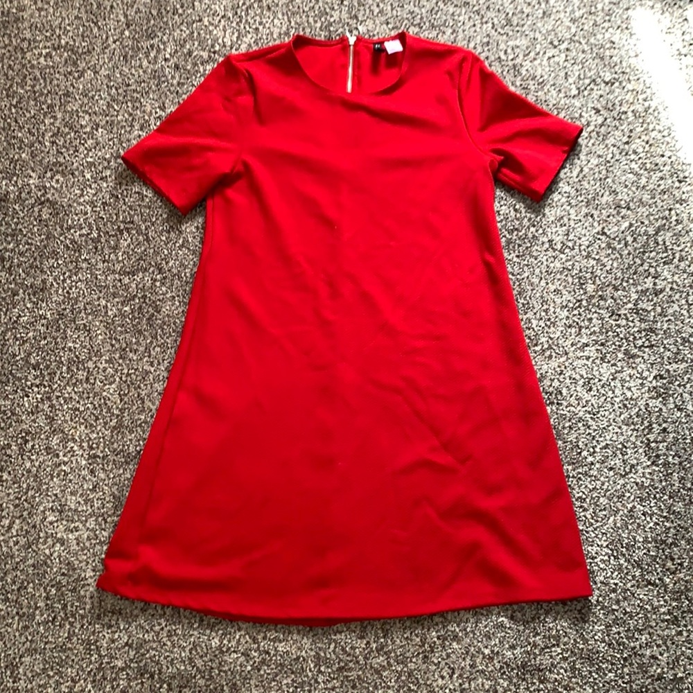 Red shift dress from H&M